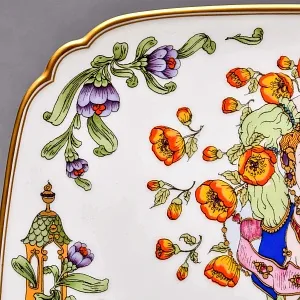 Коллекционная Тарелка - Настенное Блюдо «Времена года. Весна», Фарфор Hutschenreuther Германия - 1978 год. 