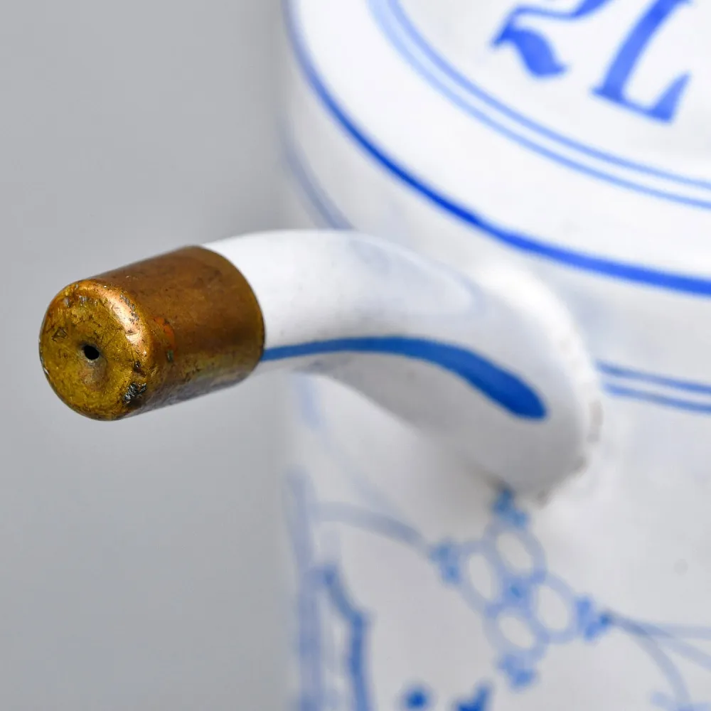 Антикварный Эмалированный Бидон - Канистра для Бензина на 2 литра. Германия 1914 год.