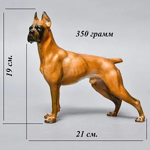  Коллекционная Фарфоровая статуэтка собаки «БОКСЕР», Rosenthal Германия, 60-е гг. ХХ века. 