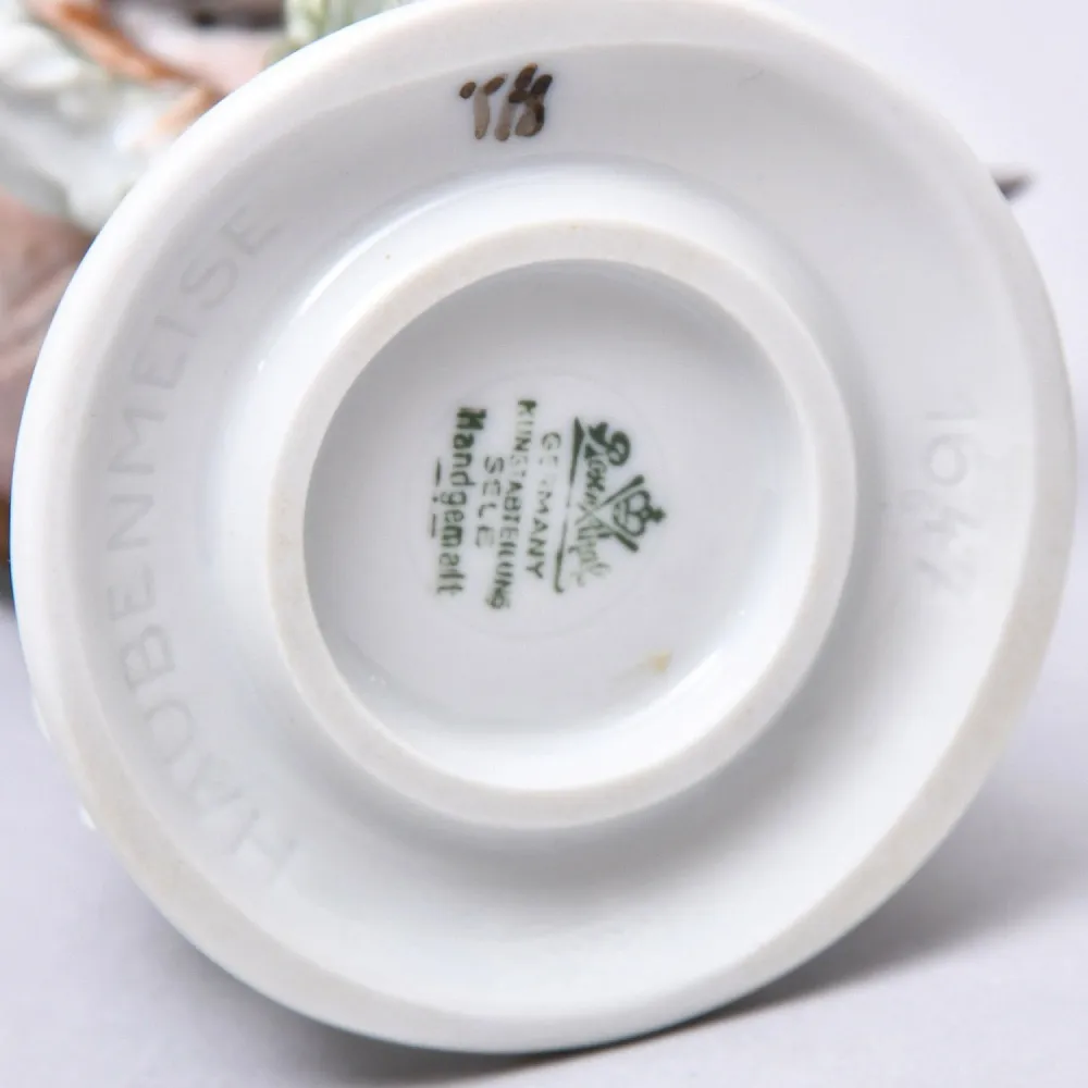 Редкость! Коллекционная статуэтка «Птица. Хохлатая синица», Фарфор ROSENTHAL, Германия.