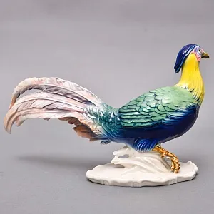 Коллекционная Фарфоровая статуэтка «Птица - Фазан», Карл Энс / Karl Ens, Германия, 50-е годы ХХ века.