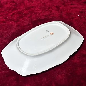 Антикварное Фарфоровое Блюдо - Тарелка  «Концерт галантного века», Fraureuth Германия 1920 -1926 годы.