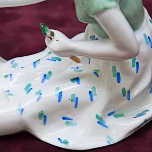 Редкая! Коллекционная Авторская Фарфоровая статуэтка «На Этюдах», ДФЗ - Дулево, СССР 50 гг. 