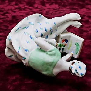 Редкая! Коллекционная Авторская Фарфоровая статуэтка «На Этюдах», ДФЗ - Дулево, СССР 50 гг. 