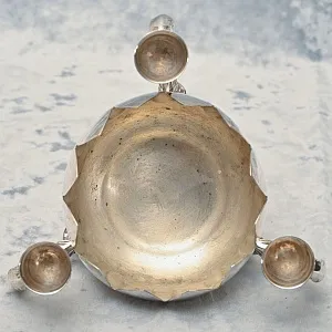 Старинный Подсвечник на Три Свечи, Silverplated Англия, начало ХХ века.
