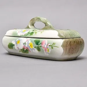 Фаянсовый Набор для Умывания «Яблоневый цвет», K&G Luneville Франция, 1900 - 1920 годы.