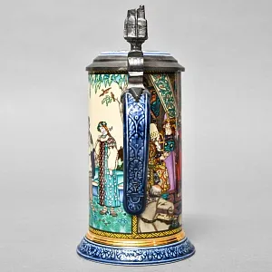 Коллекционная Пивная Кружка «Лель и Снегурочка», Фарфор, Villeroy&Boch Германия. 