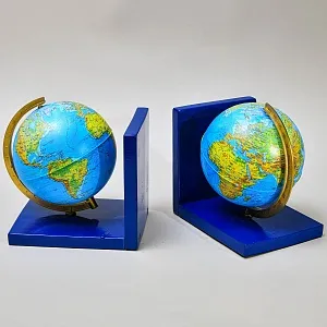 Большие Букенды - Держатель - Ограничитель - Подставка для книг «Глобус», Россия.