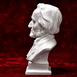 Коллекционный Фарфоровый Бюст - Статуэтка «Композитор Рихард ВАГНЕР - WAGNER» HEREND Венгрия.