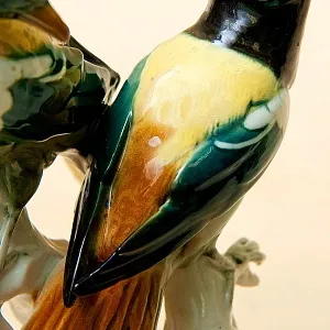 Пара Птиц - Фарфоровая Статуэтка «Райские птицы», Карл Энс / Karl Ens, Германия 50гг.