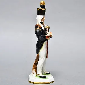 Редкая! Коллекционная Фарфоровая статуэтка «Маркшейдер - Горный Инженер», Unterweissbach Германия. 