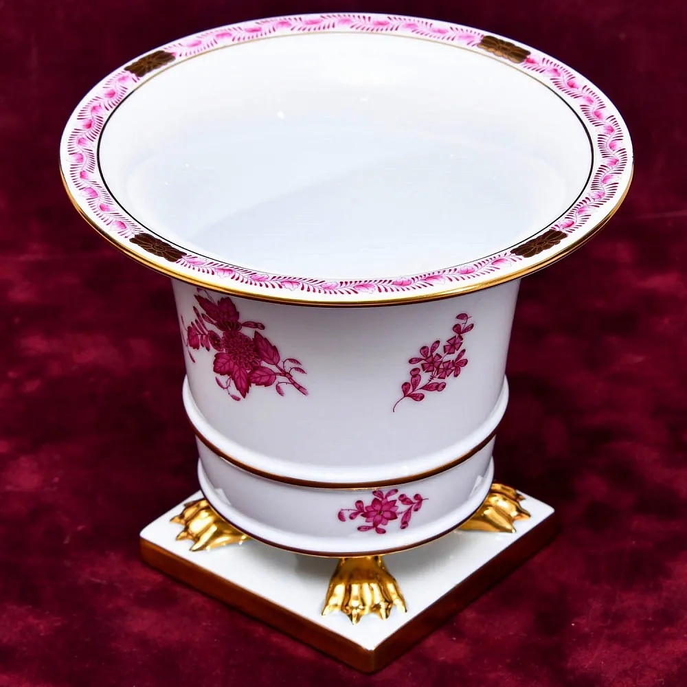 Фарфоровая Вазочка - Орешница «APPONYI PURPUR», HEREND Венгрия.