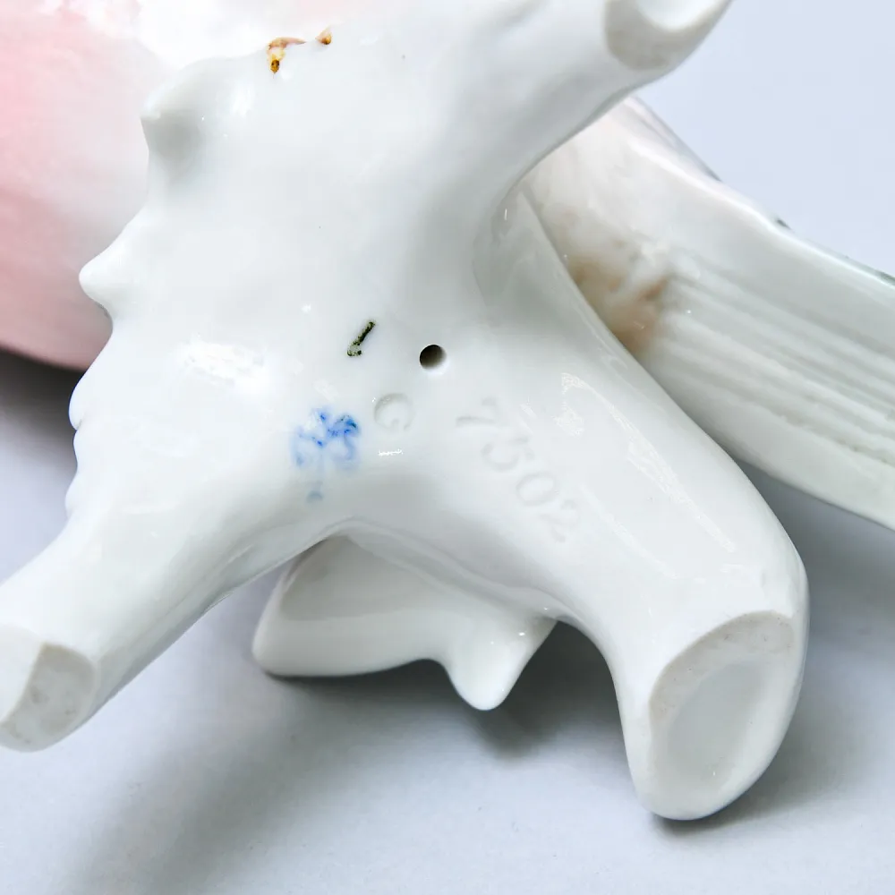 Редкость! Фарфоровая статуэтка «Снегирь», Karl Ens  Германия, 50-е годы ХХ века.