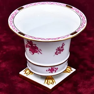Фарфоровая Вазочка - Орешница «APPONYI PURPUR», HEREND Венгрия.