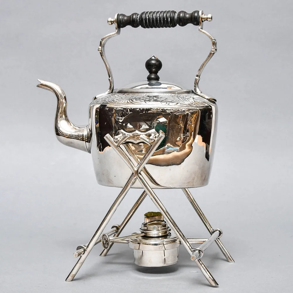 Старинная Бульотка - Чайник, GOLDSMITH & SILVERSMITH Сompany Ltd. Англия начало ХХ века.