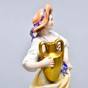 Парные Фарфоровые статуэтки «Молодое вино. Садовник и Садовница», RUDOLF KAMMER Германия - 50гг.