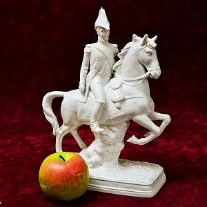 Коллекционная Статуэтка «Людовик Бонапарт на коне» Фарфор Scheibe - Alsbach Германия -1952-1972 г.