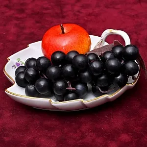 Сервировочная Тарелка - Блюдо - Мелочевница «Цветочная россыпь», Фарфор MEISSEN, Германия.