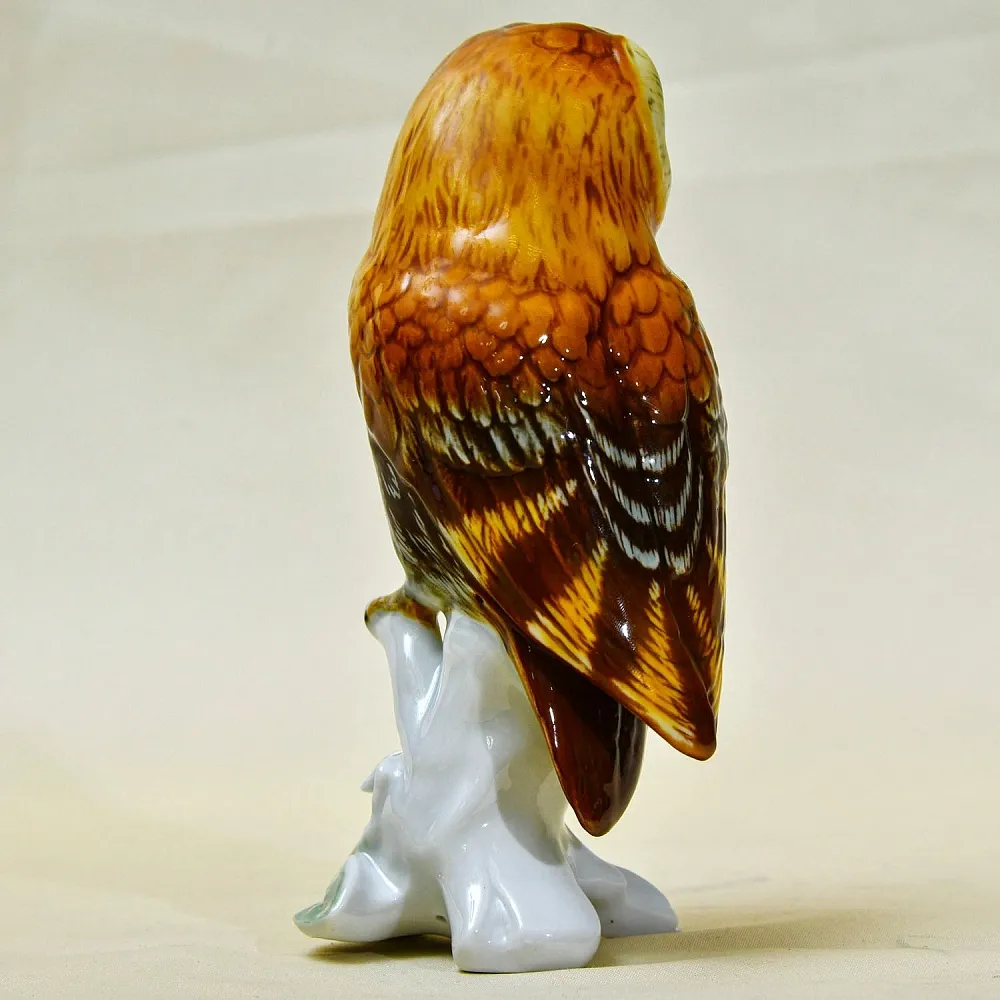Птица - Фарфоровая статуэтка «СОВА», Карл Энс / Karl Ens,  Германия, 30-е годы ХХ века.