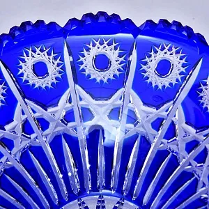 Хрустальная Ваза - Конфетница - Блюдо JOSKA BODENMAIS Германия D-25 см., конец 60-х гг.