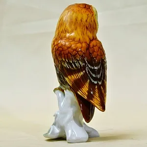Птица - Фарфоровая статуэтка «СОВА», Карл Энс / Karl Ens,  Германия, 30-е годы ХХ века.