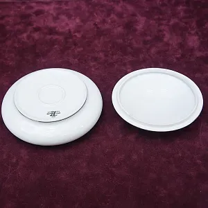 Винтажная Классическая Шкатулка «Дама с Кавалером» Фарфор Лимож Limoges Франция -70 гг.