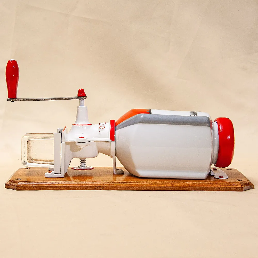 Винтажная Настенная Ручная Кофемолка в стиле АРТ-Деко, Голландия PeDe, середина ХХ века..