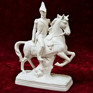 Коллекционная Статуэтка «Людовик Бонапарт на коне» Фарфор Scheibe - Alsbach Германия -1952-1972 г.