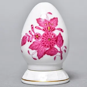 Набор для завтрака - три Пашотницы и Солонка «APPONYI PURPUR», Фарфор HEREND Венгрия. 