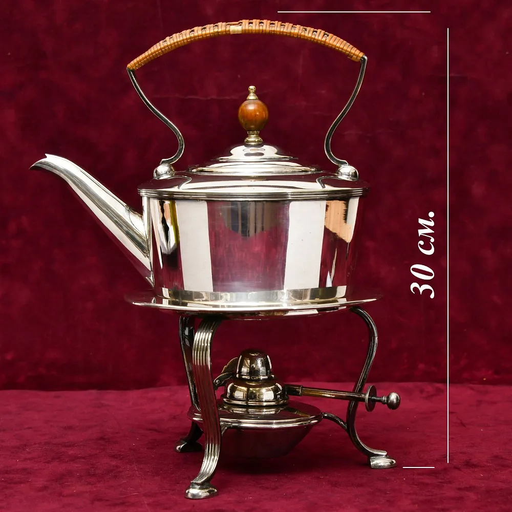 Винтажная Бульотка - Чайник - Запарник, Металл Silverplated, SHEFFIELD Англия.