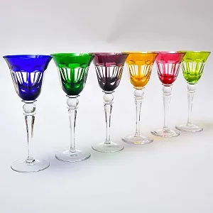 Редкость! Набор Хрустальных Бокалов для вина «Quelle», NACHTMANN Германия, 70 -е годы ХХ века.