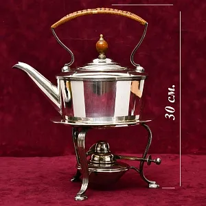 Винтажная Бульотка - Чайник - Запарник, Металл Silverplated, SHEFFIELD Англия.