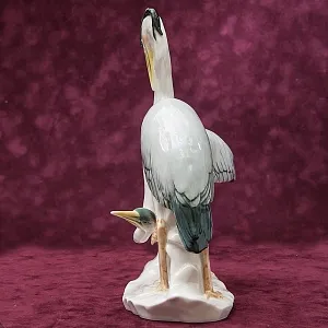 Птицы - Фарфоровая статуэтка «Цапли», Карл Энс / Karl Ens,  Германия, 50-е годы ХХ века.