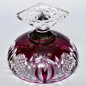 Редкость!!! Роскошная Фруктовница - Хрустальная Ваза на ноге, VAL SAINT LAMBERT, Бельгия -60 гг.