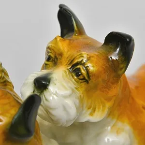 Редкость! Фарфоровая Статуэтка Пара Собак «Терьеры»,Карл Энс / Karl Ens, Германия -1936 год.