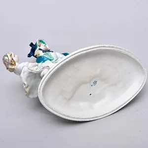 Редкость! Коллекционная Фарфоровая статуэтка «Мама и дети. На прогулке», Karl Ens Германия.