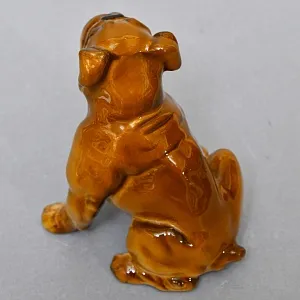 Коллекционная Фарфоровая статуэтка «Cобака. Английский бульдог» Hutschenreuther Германия, середина ХХ века.