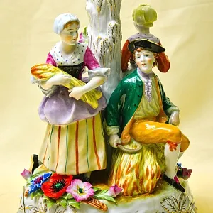 Редкость!!! Большая Фарфоровая Ваза «УРОЖАЙ», PLAUE Германия середина ХХ века.