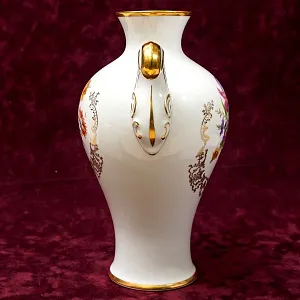 Коллекционная Фарфоровая Ваза с ручками «Цветы - Летний Букет», Германия середина ХХ века.