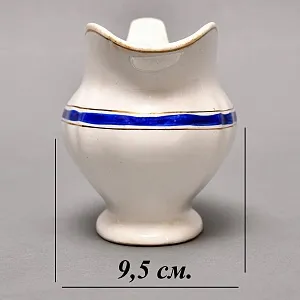 Большой Винтажный Фаянсовый Соусник, Конаково ЗИК, СССР -1955г.