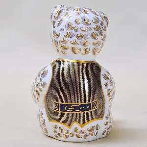 Коллекционное Пресс - Папье, Фарфоровая Статуэтка «МЕДВЕЖОНОК ТЕДДИ», Royal Crown Derby, Англия.