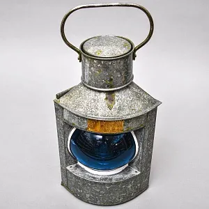 Винтажный Керосиновый Фонарь «Корабельная Сигнальная пара - Левый и Правый», СССР -1965 год.