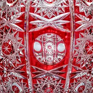 Хрустальная Шарообразная Ваза для цветов JOSKA BODENMAIS Германия конец 60-х гг.