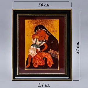 Редкость! Фарфоровая Икона - Картина - Пласт «МАДОННА ПЕЛАГОНИТИССА», Villeroy&Boch Германия.