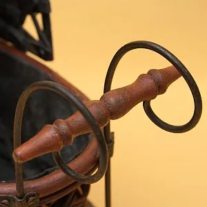 Старинная Детская Игрушка «Антикварная Коляска», Металл / Дерево, Франция начало ХХ века.