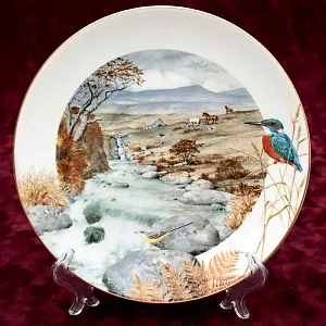 Коллекционная Тарелка «Ноябрь» Фарфор, ROYAL WORCHESTER, Англия -1979 год.