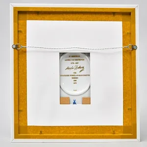 Картина - Панно - Фарфоровая Плакетка «Людвиг ван Бетховен», MEISSEN  Германия -1978 год.