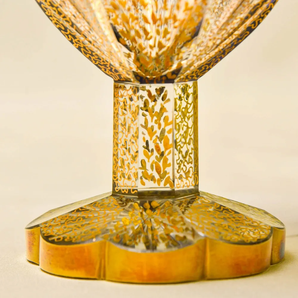 Креманка - Ваза - Орешница «Голубой Сапфир», ERNST WITTIG, Германия.