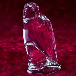 Хрустальная Статуэтка или Пресс-Папье «СОКОЛ», VAL SAINT LAMBERT, Бельгия.