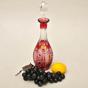 Графин - Штоф из Цветного Хрусталя JOSKA BODENMAIS Германия, 70 -е годы ХХ века.